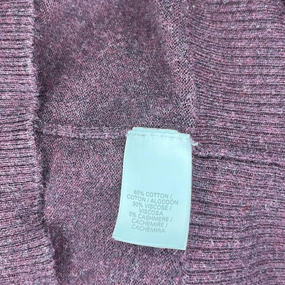 Vintage Victoria’s Secret Cotton/cashmere blend Cowl Neck Sweater - Picture 4 of 7